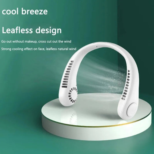 Mini Neck Bladeless Rechargeable Cooling Fan