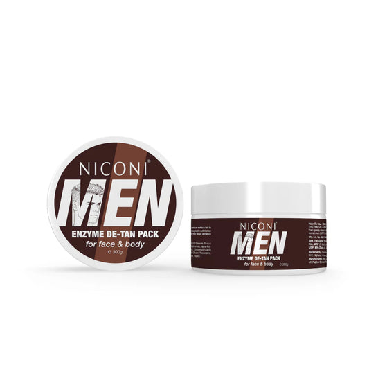 Niconi Men Enzyme De-Tan Pack For Face & Body (300g)| Free Delivery Pakistan