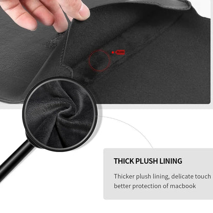 Laptop Sleeve Bag with Stand (Leather)
